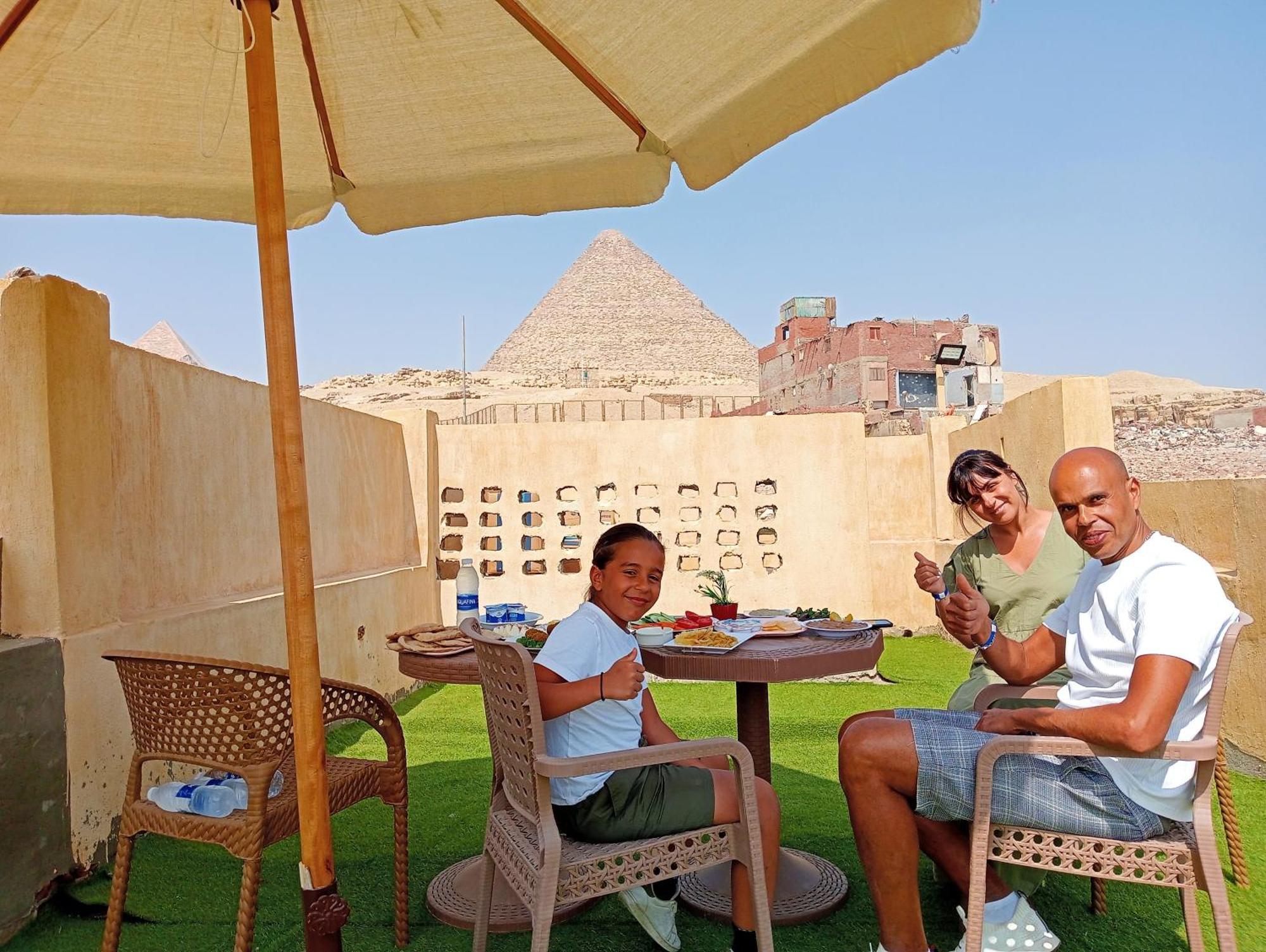 Sidi Hamad Pyramids View Kafret el-Gabal Exterior foto