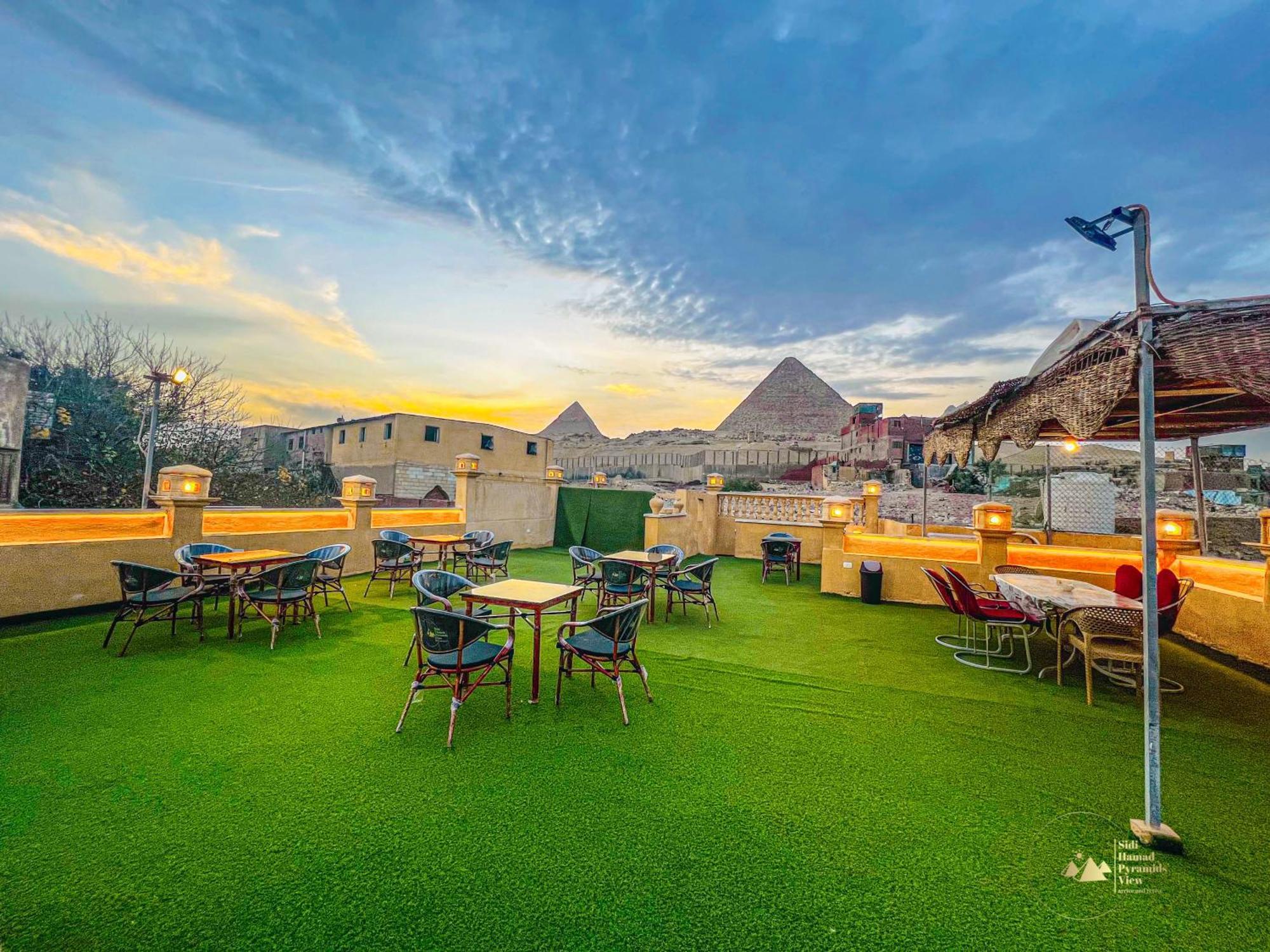 Sidi Hamad Pyramids View Kafret el-Gabal Exterior foto
